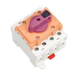 Comutator izolator DC fotovoltaic STPV-40.I, 4 Poli, 32A, 1200V DC, montaj sina DIN pentru sisteme PV